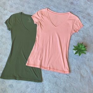 Wet Seal V-Cut Tees